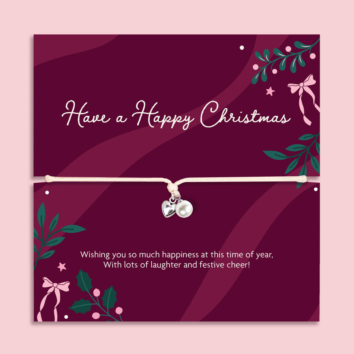 Happy Christmas Bracelet | Christmas Gift Bracelet