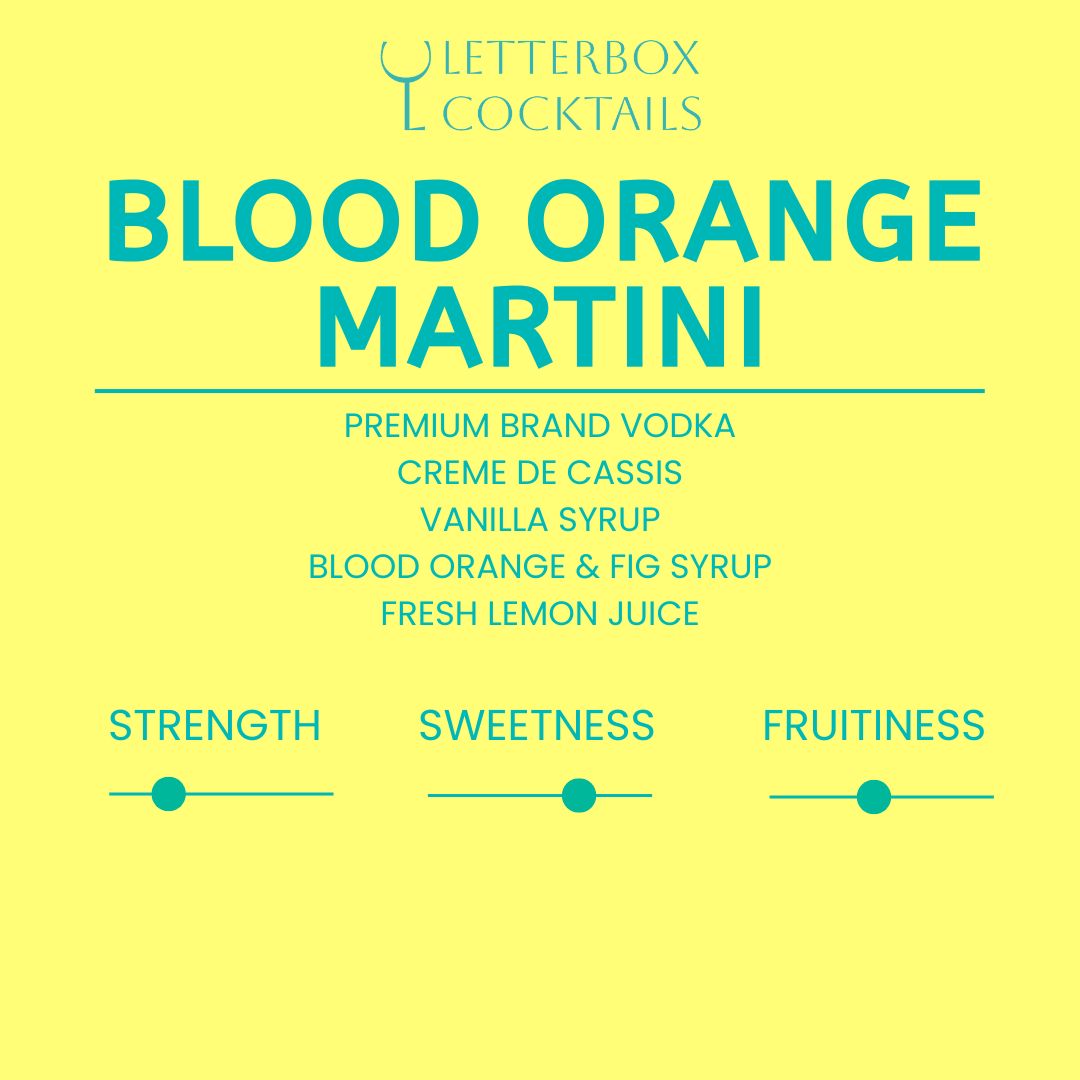 Blood Orange Martini