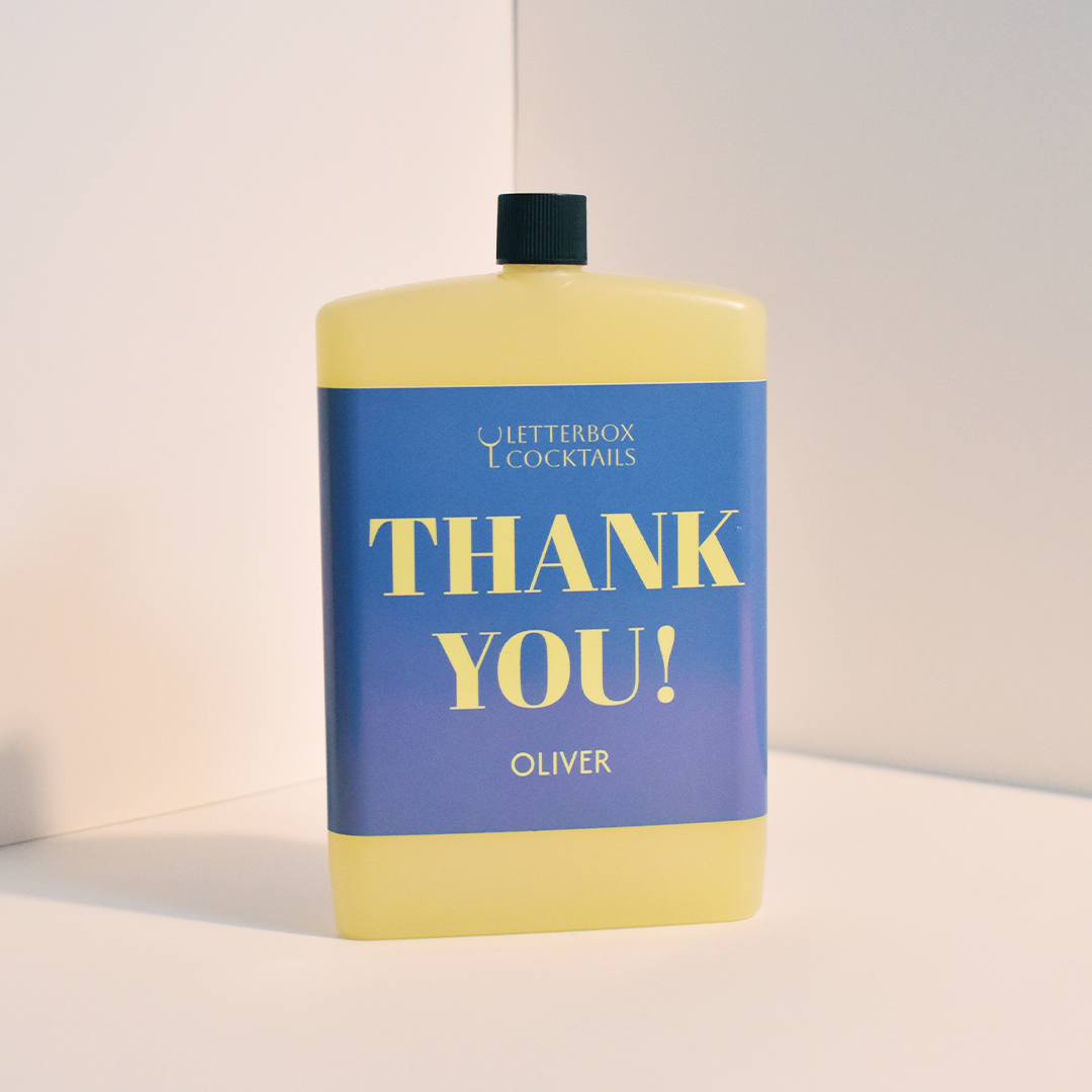 Personalised Thank You Cocktail