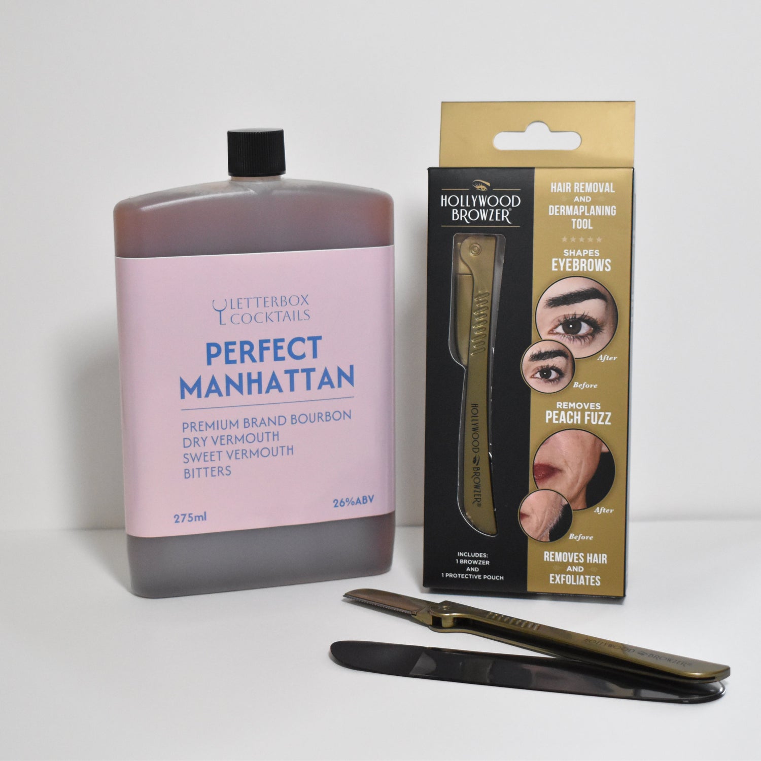 Large Cocktail with Free Hollywood Browzer Dermaplaner