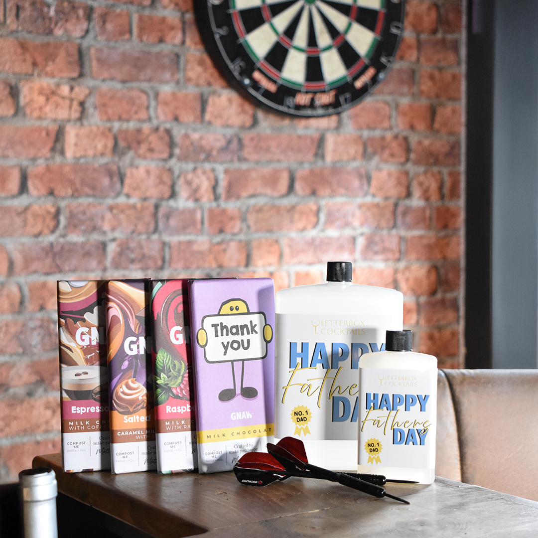 Fathers Day Cocktail and Chocolate Box