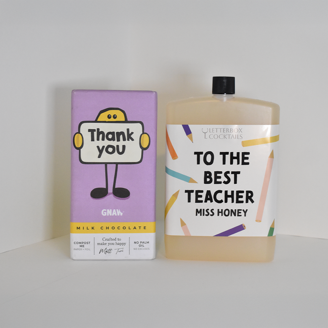 Teacher Thank You Cocktail and Chocolate