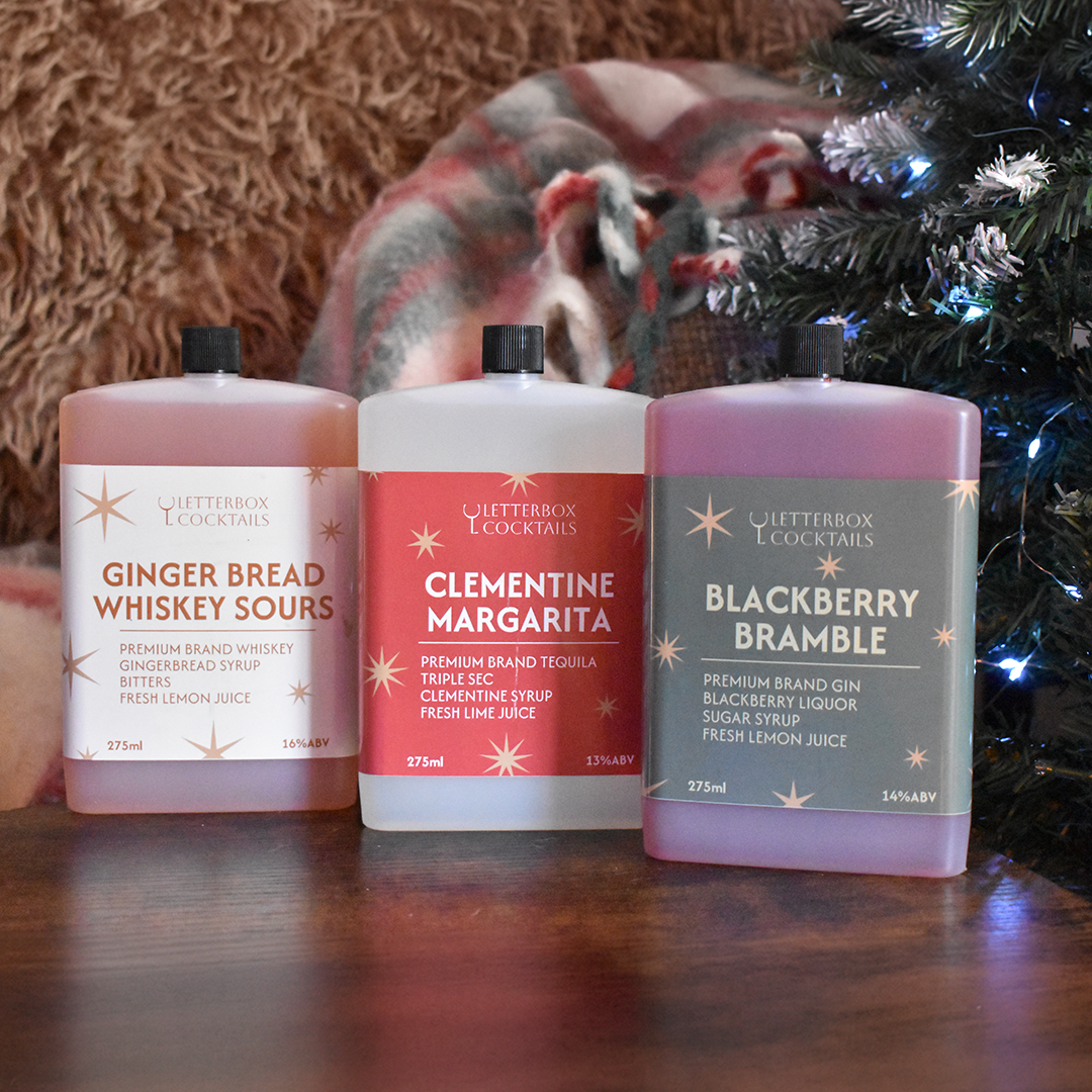 Christmas Cocktails Trio Box - Large Alcoholic Gift Set (3 Bottles)