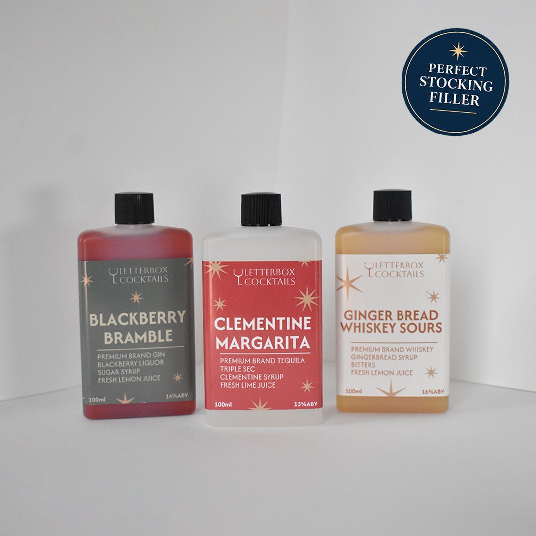 Christmas Cocktails Trio - Festive Alcoholic Minis Gift Box