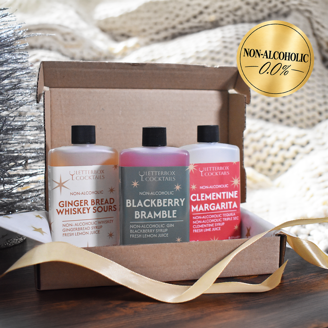 Non-Alcoholic Christmas Cocktails Trio - Festive Minis Gift Box