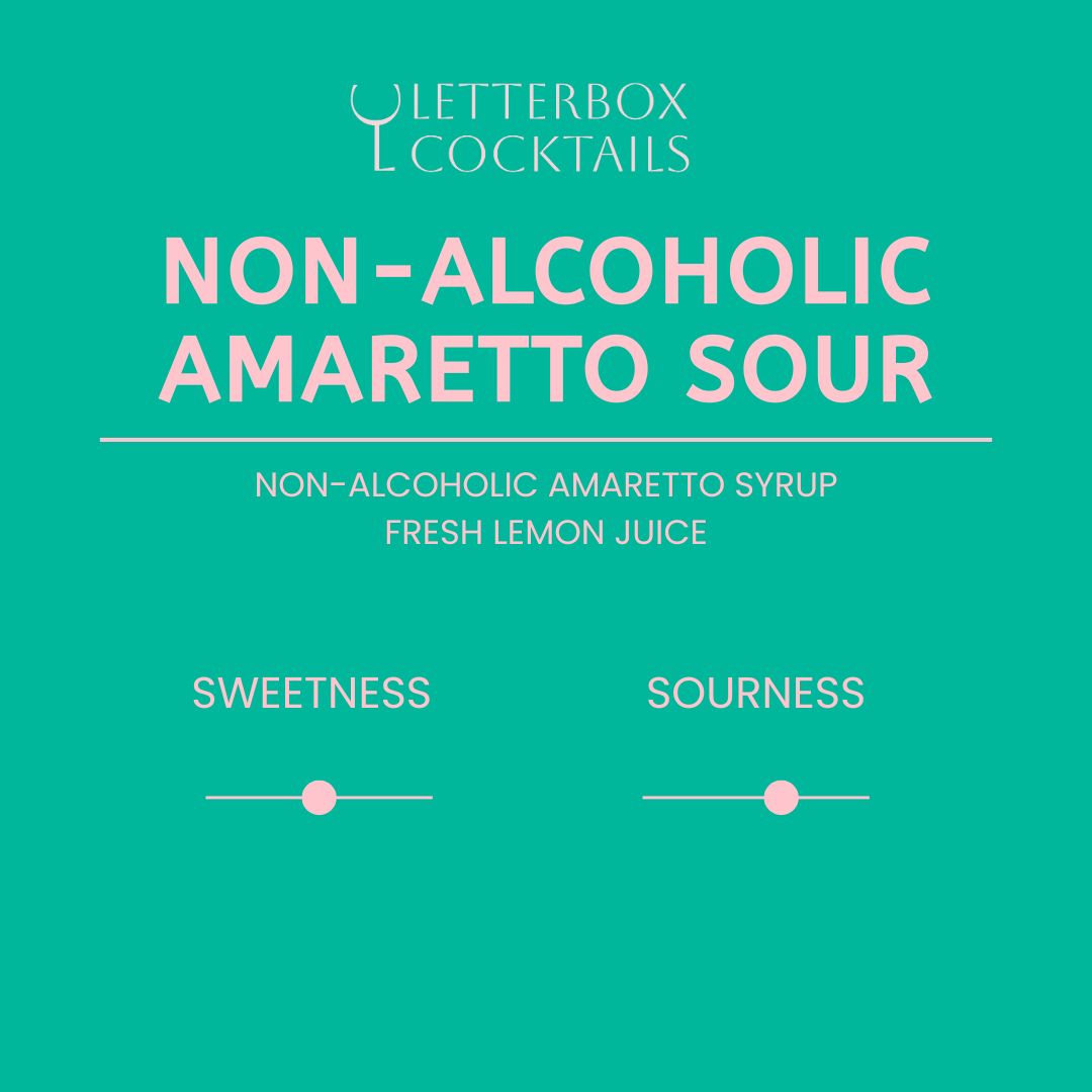 Amaretto Sour – Alcohol-Free – Letterbox Cocktails