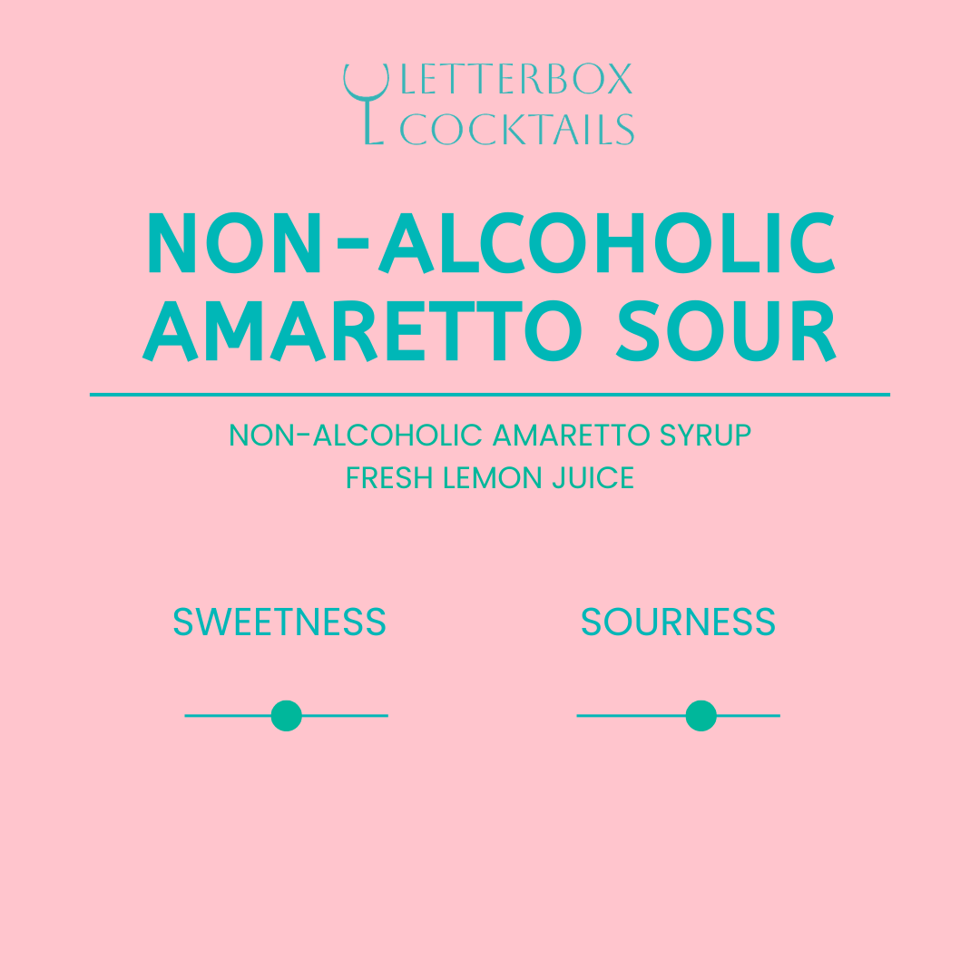 Alcohol-Free Amaretto Sour | Premium Non-Alcoholic Cocktail
