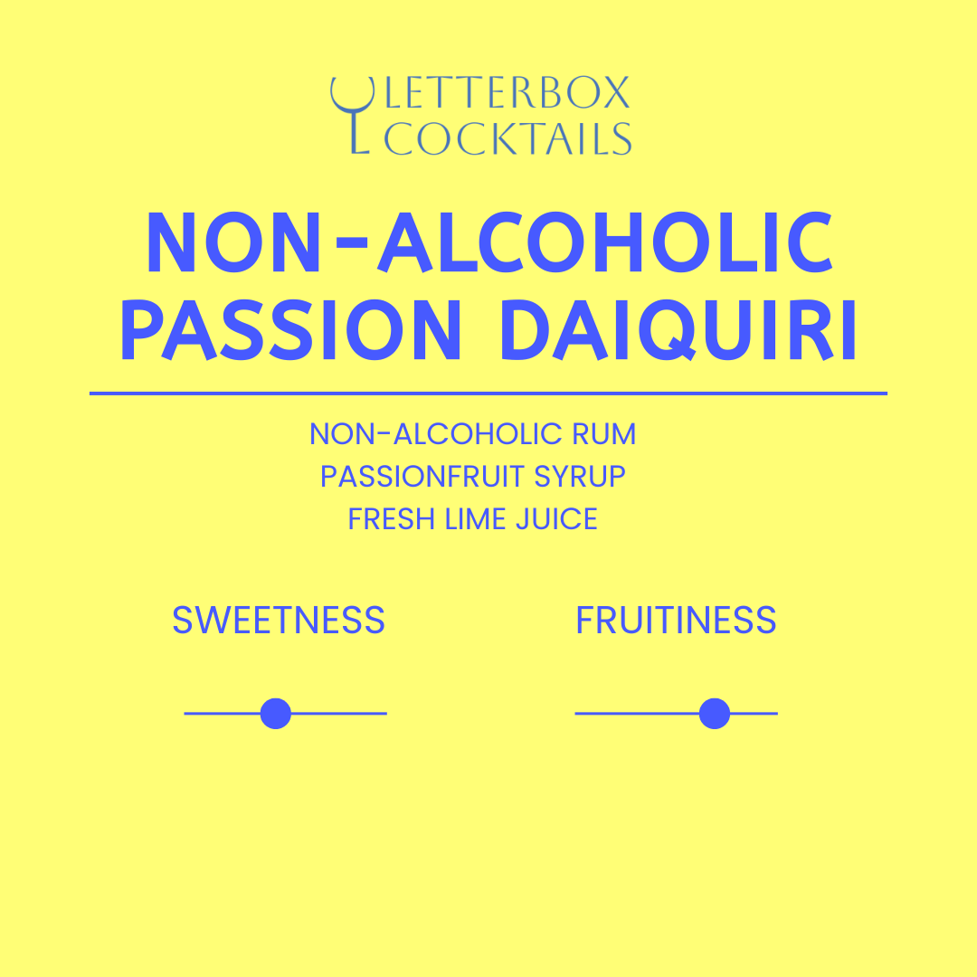 Passion Daiquiri – Alcohol-Free Letterbox Cocktail | Premium Non-Alcoholic Mocktail Gift