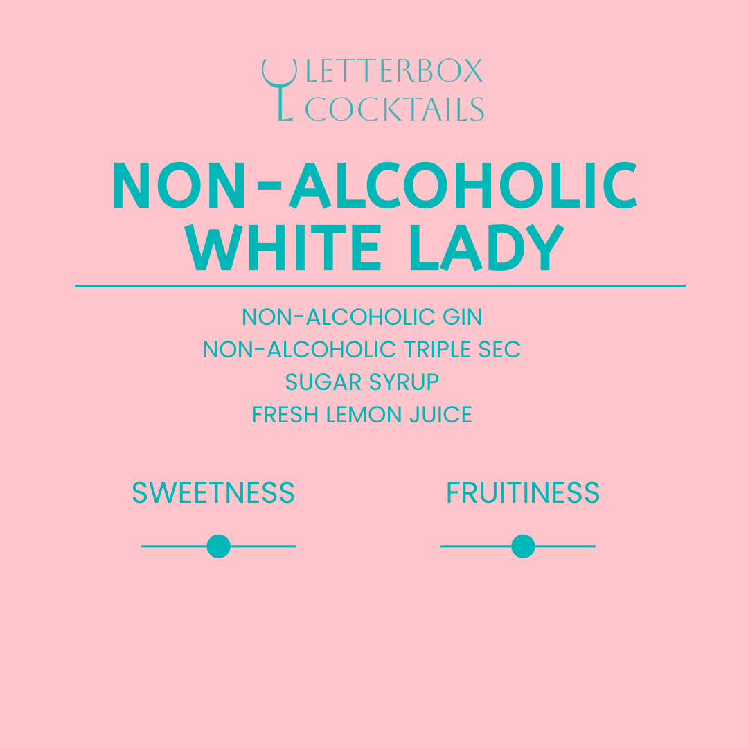 White Lady – Alcohol-Free Cocktail | Premium Non-Alcoholic Letterbox Gift