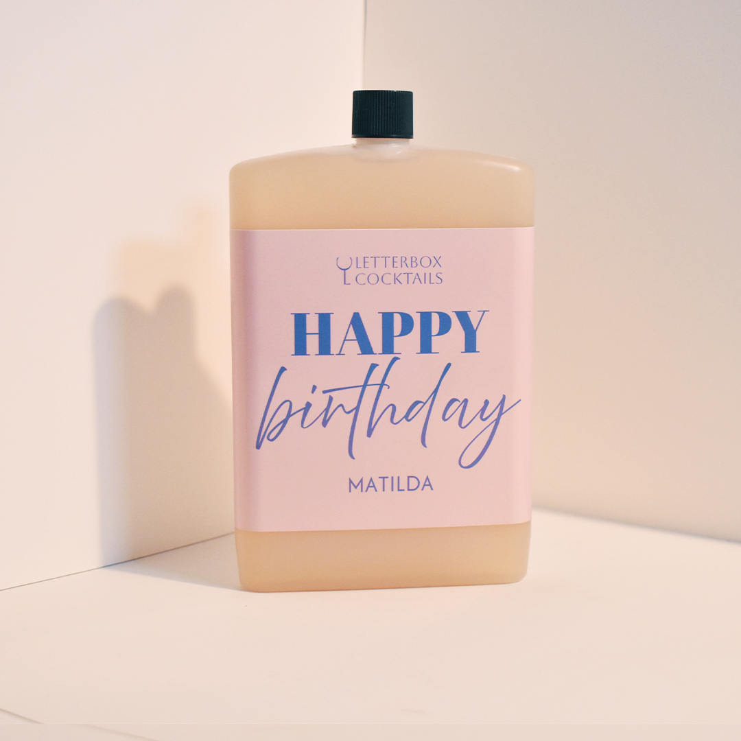 Personalised Happy Birthday Cocktail