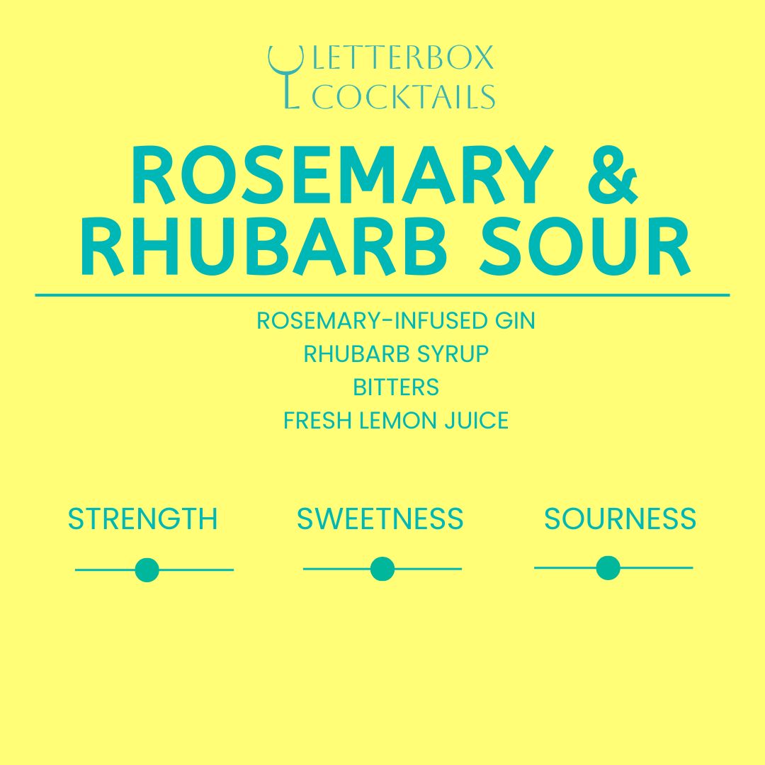Rosemary & Rhubarb Sours
