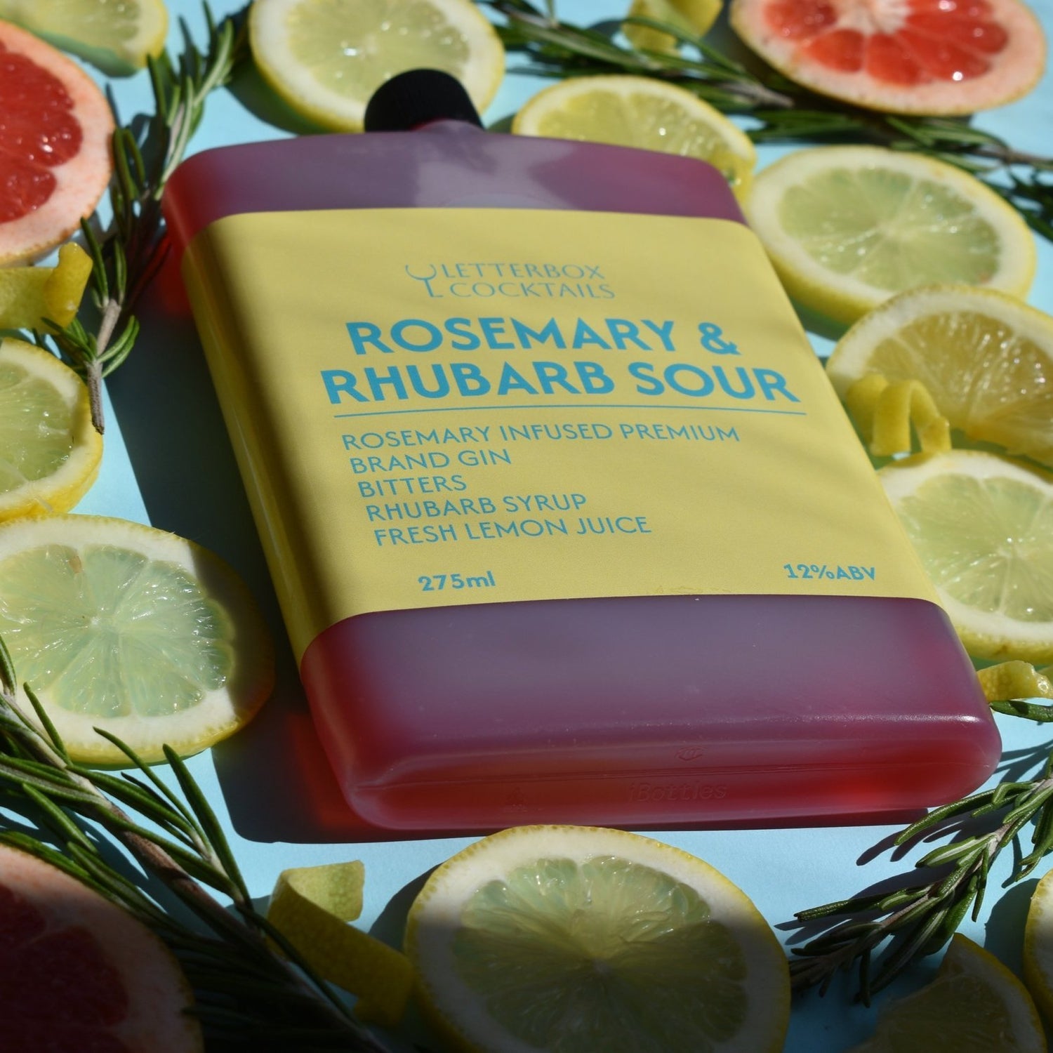 Rosemary & Rhubarb Sours