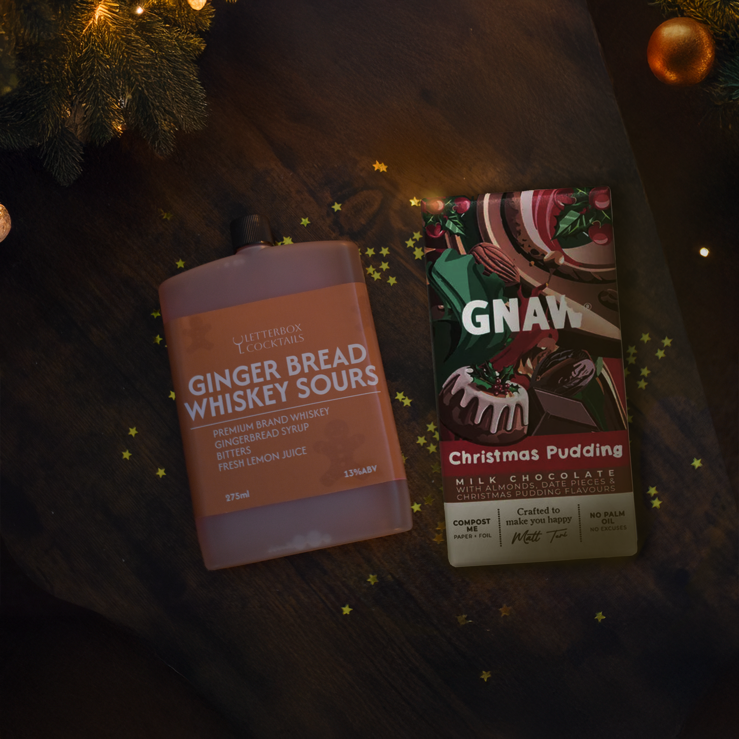 Secret Santa Christmas Gift Box
