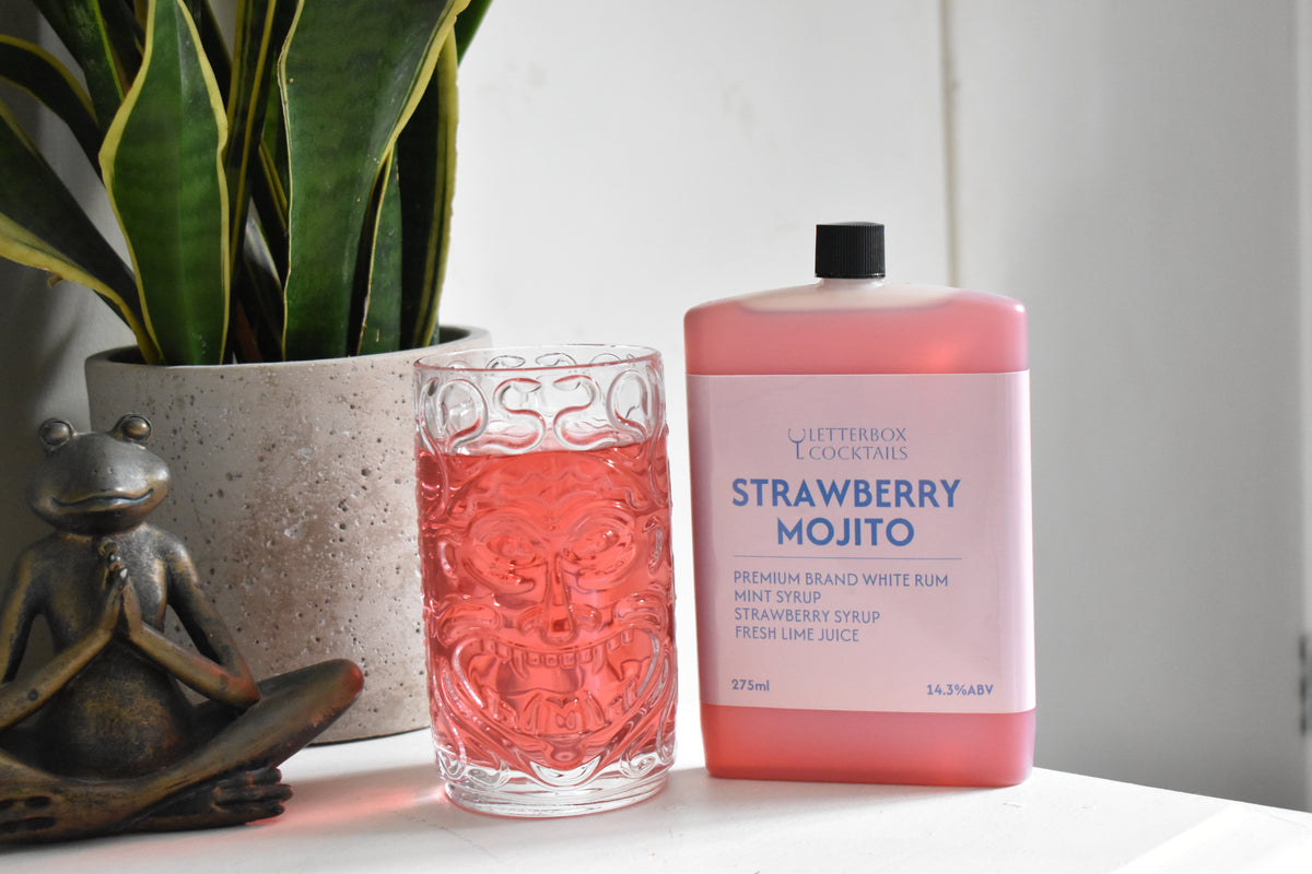 Strawberry Mojito Mini Cocktail | Premium Letterbox Cocktail Gift (100ml)