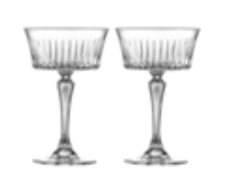 Broadway set of 2 Coupe glasses