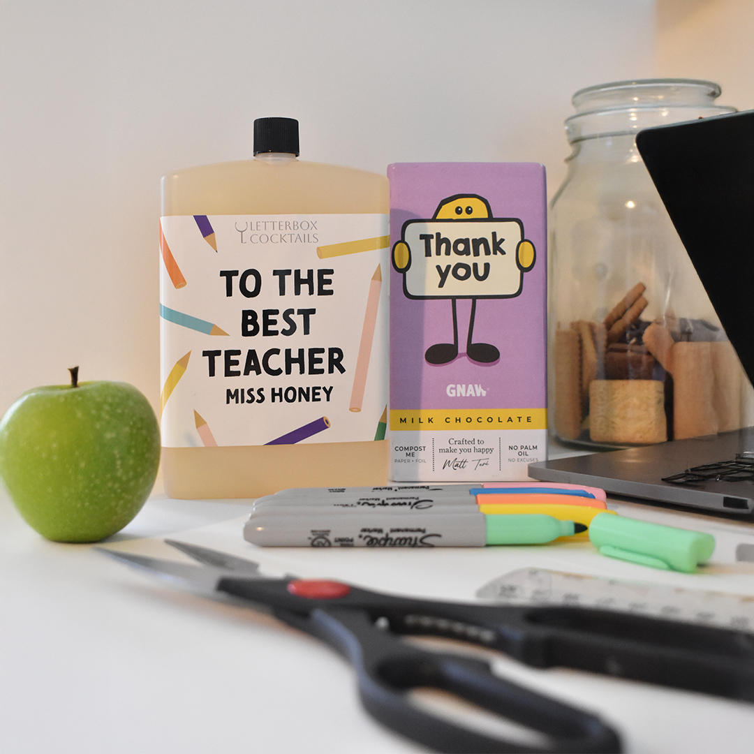 Teacher Thank You Cocktail and Chocolate