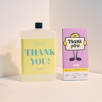Personalised letterbox cocktails thank you cocktail and thank you chocolate 