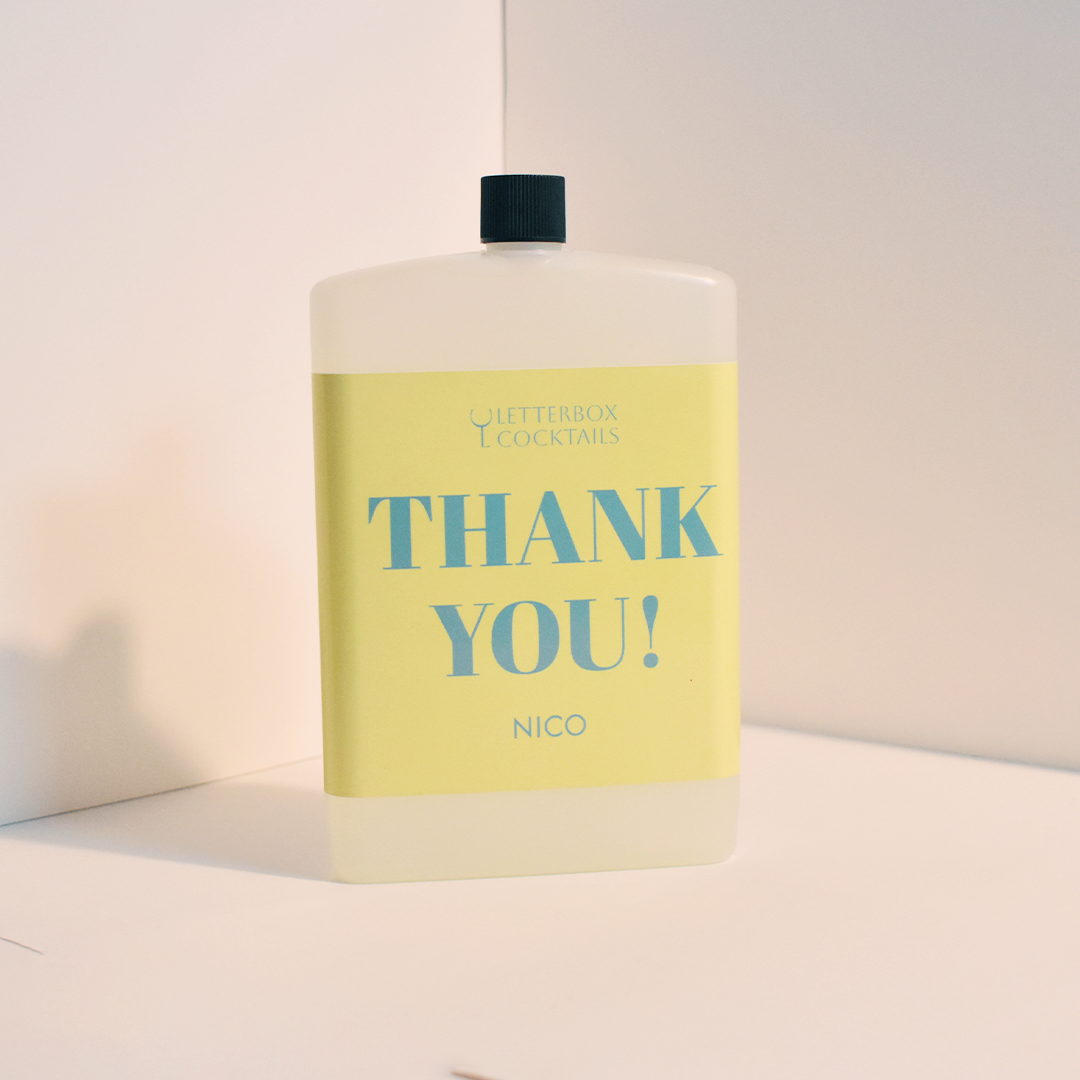 Personalised Thank You Cocktail