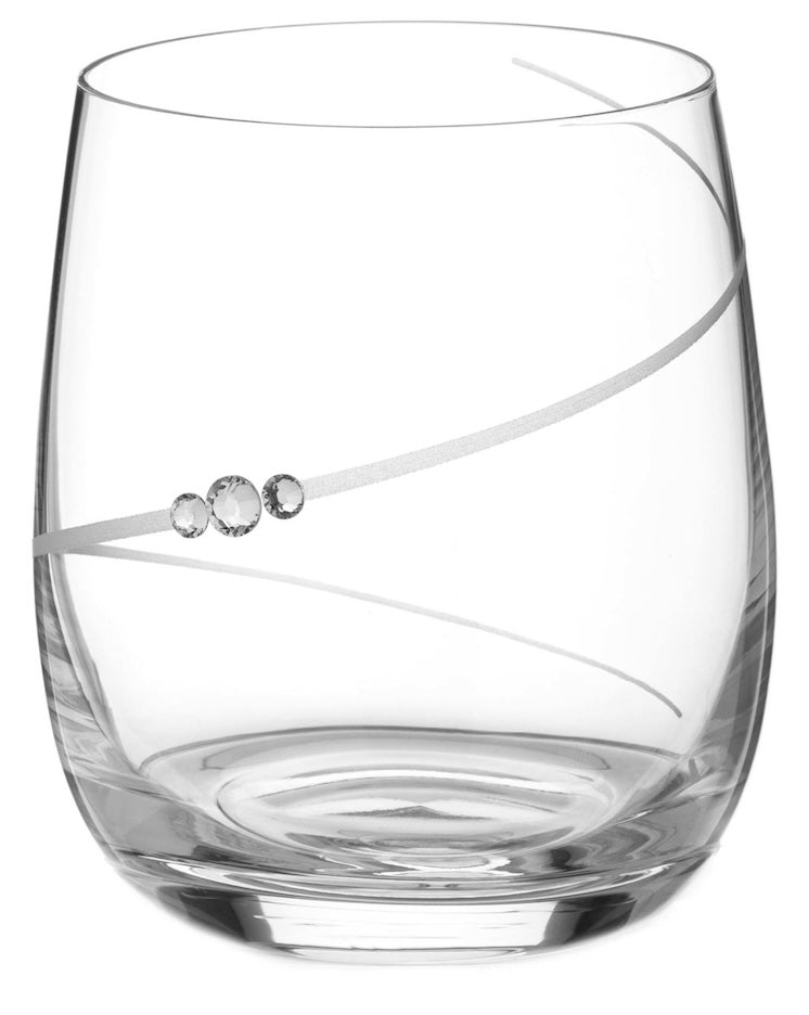 Silhouette Short Whisky Tumbler Adorned with Swarovski® Crystals