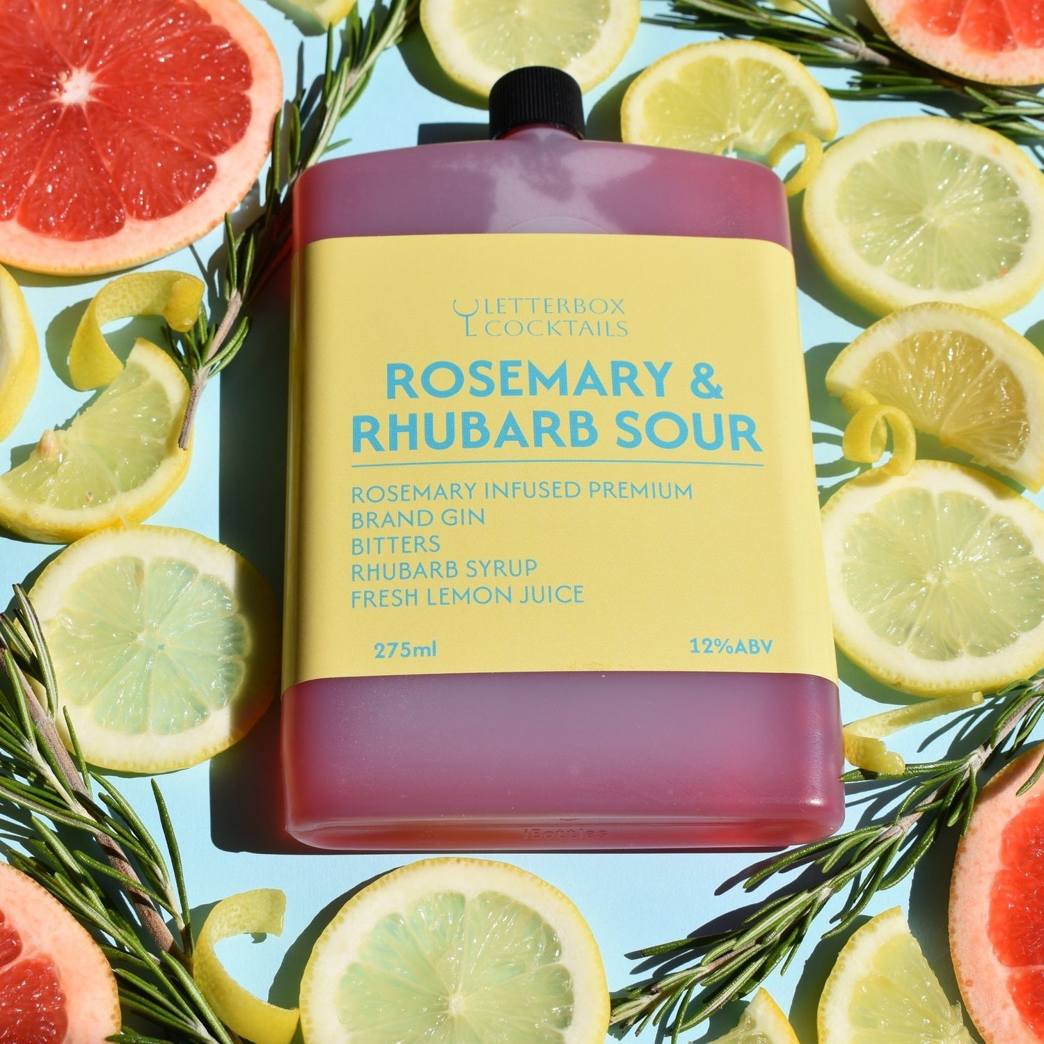 Rosemary & Rhubarb Sours